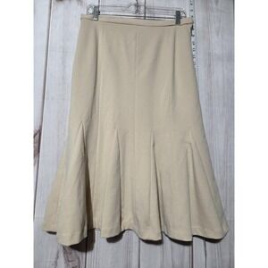 Spiegel Skirt Womens 12P Flare Career Office Stretch Poly Spandex Classic Fit